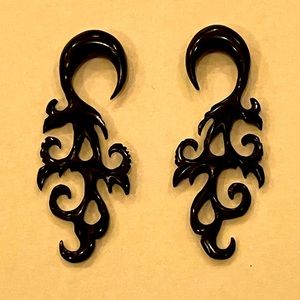 gauge 2 tribal earrings
